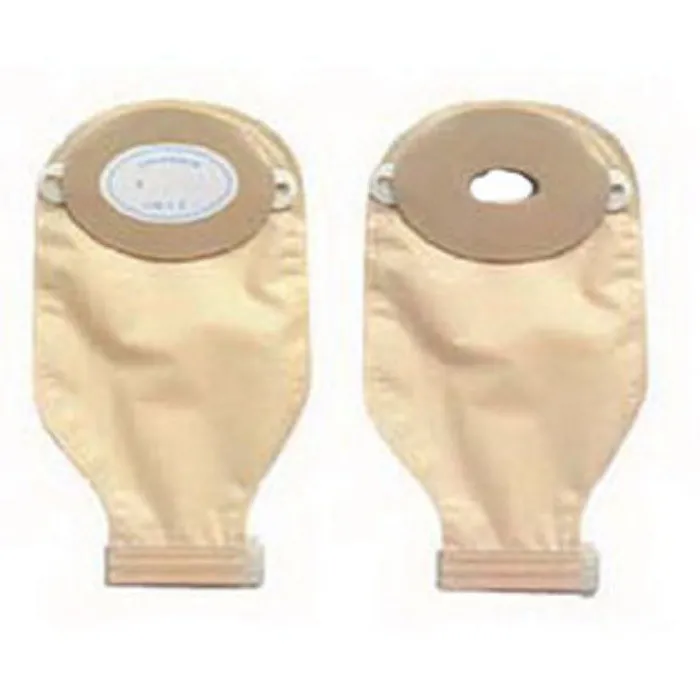 Nu-Hope - Nu-Flex - 7961-MC - Nu-Flex Post-Op Adult Urine Pouch 1-3/8" Pre-Cut Opening with Minimal Convexity, 24 oz with Belt Tabs.  Durable Vinyl is Strong and Lightweight, Easy Application.