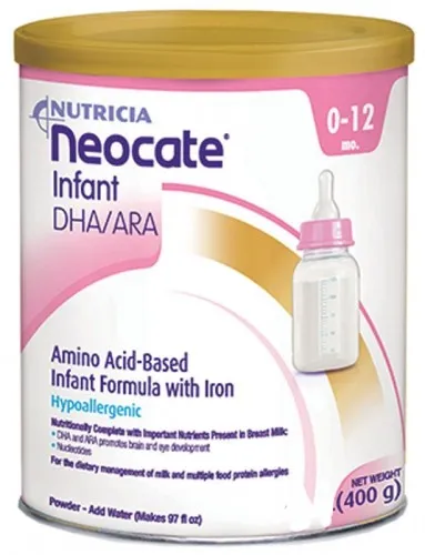 Nutricia North America - Neocate DHA & ARA - 125626 - Infant Formula Neocate DHA & ARA 14.1 oz. Can Powder Food Allergies