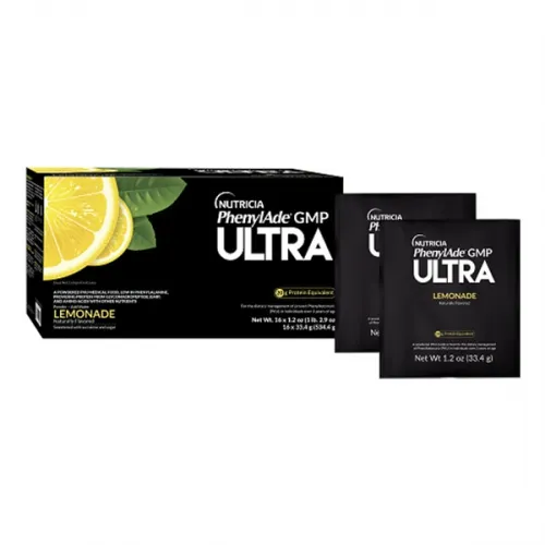Nutricia North America 7531 - 160058 - PhenylAde GMP ULTRA, Lemonade Flavor, 33.3g Pouch