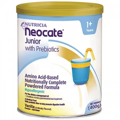 Nutricia - 60627 - Neocate Junior with Prebiotics, Vanilla, 400g