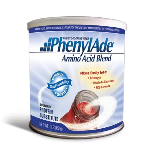 Nutricia North America - From: 120448 To: 127422 - 7531 PhenylAde Amino Acid Blend 1 lb Can, 1421 Calories, Unflavored MTE.