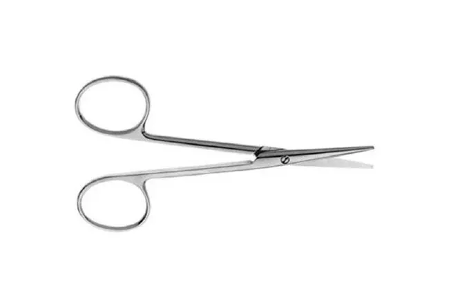V. Mueller - OA5720 - Strabismus Scissors Knapp 4 Inch Length Surgical Grade Straight Blunt Tip / Blunt Tip