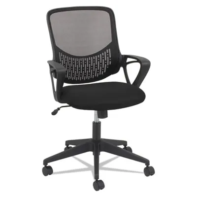 Oif - OIFMK4718 - Modern Mesh Task Chair, Supports Up To 250 Lbs., Black Seat/Black Back, Black Base