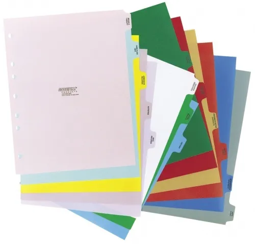 Omnimed - From: 220001 To: 220917 - 14 Tab Preprinted Poly Divider Set T/o