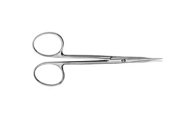 V. Mueller - OP5680 - Tenotomy Scissors V. Mueller Stevens 4 Inch Length Surgical Grade Stainless Steel NonSterile Finger Ring Handle Straight Blunt Tip / Blunt Tip