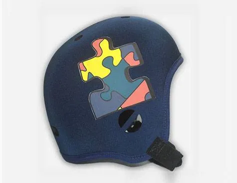 OPTI-COOL HEADGEAR - From: OC001 To: OC002 - Autism Puzzle Soft Helmet Design