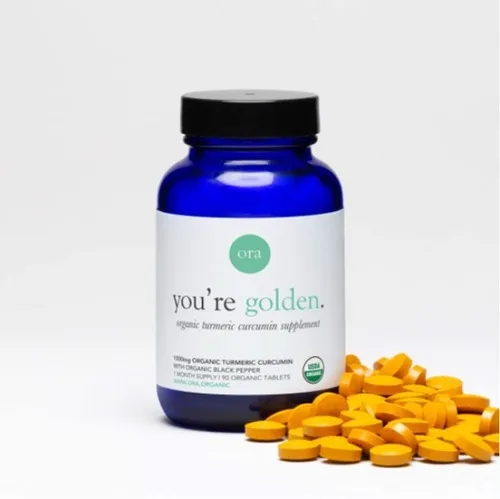 Ora Organics - W-1290T - You're Golden:organic Turmeric Tablets