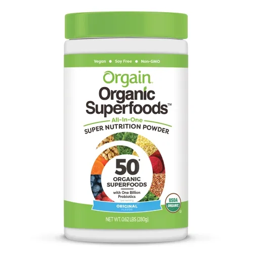 Orgain - 851770003971 - Organic Superfoods All In One Super Nutrition Powder, Original Flavor, 0.62 lb Canister