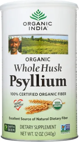 Organic India - KHFM00607697 - Organic Whole Husk Psyllium
