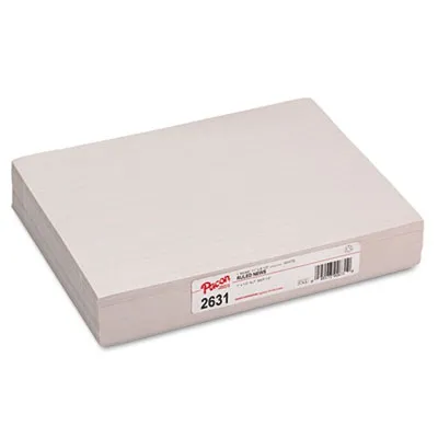 Paconcorp - From: PAC2631 To: PAC2637 - Skip-A-Line Ruled Newsprint Paper