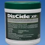 Palmero Health Care - 5036A - 5058 - DisCide XRA Hand Wipes/ Towelettes Pk/160 Discide Disinfecting Towelettes- 6 X 6.75