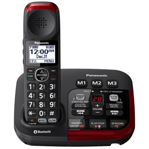 Panasonic - HC-KXTGM430B - Link2Cell KX-TGM430B Amplified Bluetooth Phone
