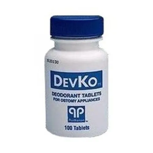 Parthenon - Other Brands - DEVKO - Devko charcoal deodorant tablets, 100 per bottle.