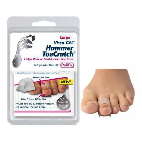 Pedifix Footcare Company From: P1037-L To: P1037-S - Visco-Gel Hammer Toe Crutch