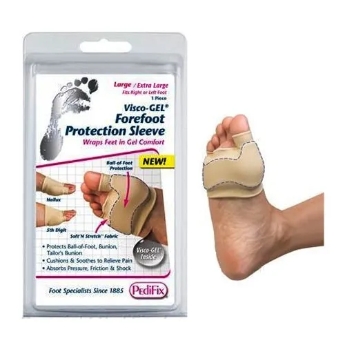 Pedifix Footcare Company From: P1455-L/XL To: P1455-S/M - Visco-GEL Forefoot Protection Sleeve