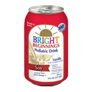 Perrigo - BN3680008004CA - BN3680008004PK - Bright Beginnings Soy Pediatric Nutritional Vanilla Drink