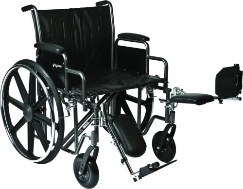 PMI - Professional Medical Imports - ProBasics - WC72218DS - K7-Lite Wheelchair with Removable Desk Arms and Swing-Away Footrests, 22" x 18". 600lb weight capacity.