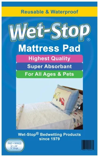 Potty MD - WS-WPAD - Wet-stop Waterproof Bedding - Mattress Pad With Wings