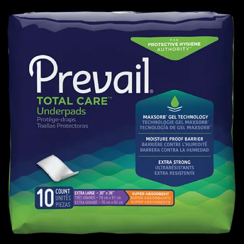 First Quality - Prevail - Up-150 - Disposable Underpad Prevail 23 X 36 Inch Fluff Light Absorbency