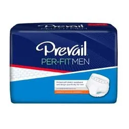 First Quality - From: PFM-513 To: PFM-514  Prevail PerFit Protective Underwear for Men, Large fits 44"  58".
