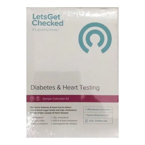 Privapath Diagnostic - 860002028019 - Lets Get Checked Home Diabetes & Heart Testing.