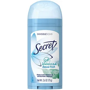 Procter & Gamble - From: 3700012331 To: 3700012430 - Secret Invisible Deodorant, Solid Shower Fresh, 2.6 oz, 12/cs