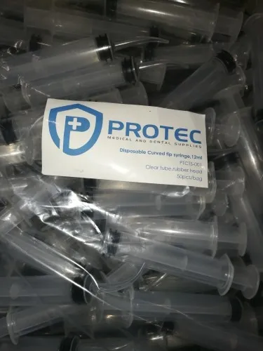 Protec - PTCTS-001 - Disposable Curved tip syringe 12ml
