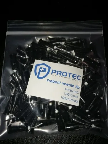 Protec - From: PTPBN18G To: PTPBN25G - Prebent needle tip.18G.