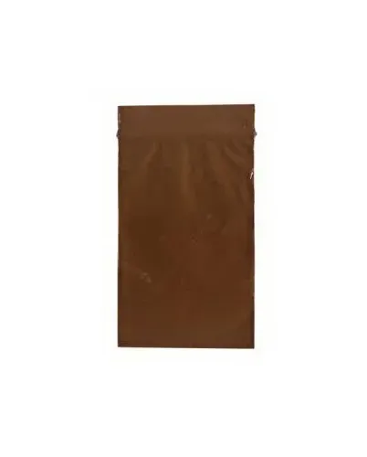 RD Plastics - Q202 - Reclosable Bag 4 X 6 Inch Plastic Amber Zipper Closure