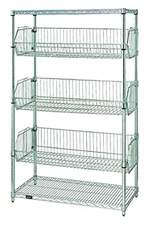 Quantum - From: WR5-36MSBA To: WR5-36MSBA-MOB - Stationary Unit, 5 Basket, Chrome (DROP SHIP ONLY)