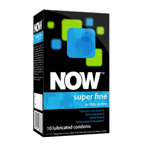 Quest Products - NW00676 - Now Super Fine Thin Condoms