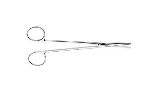 V. Mueller - RA1651 - Dissecting Scissors Metzenbaum 5-3/4 Inch Length Tungsten Carbide Curved