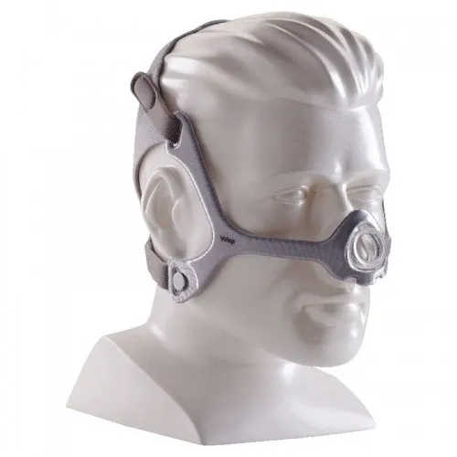 Respironics - Wisp - 1094056 - Wisp mask with fabric frame and without headgear.