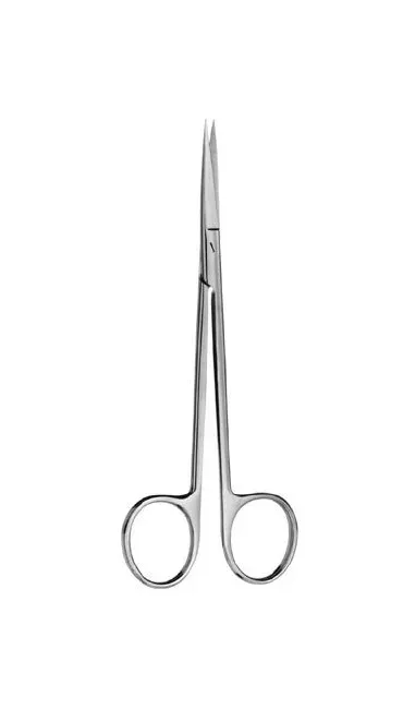 V. Mueller - From: RH1630 To: RH1630-001 - Ear / Nasal Scissors Joseph 5 Inch Length Surgical Grade Stainless Steel NonSterile Finger Ring Handle Curved Sharp Tip / Sharp Tip