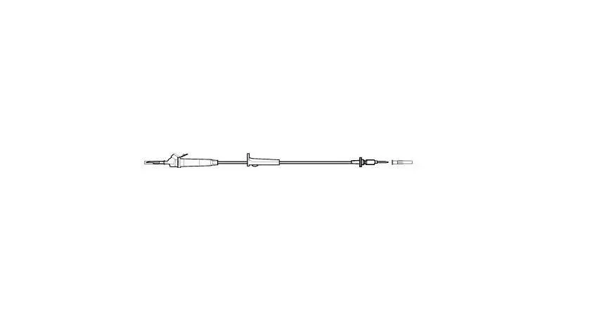 BD Becton Dickinson - BD - 72213N -  Secondary IV Administration Set  Gravity Without Ports 20 Drops / mL Drip Rate Without Filter 76 Inch Tubing Solution
