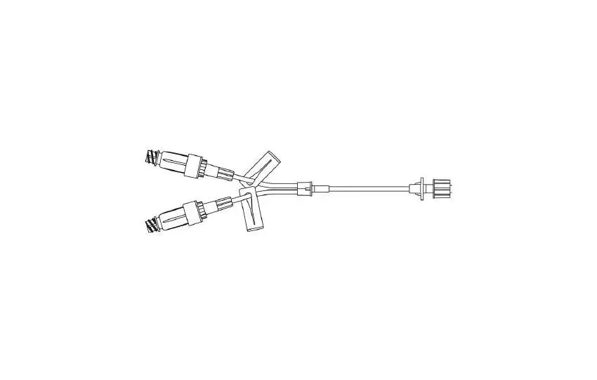 B Braun Medical - UltraSite - 470021 - B. Braun  IV Extension Set Ultrasite Needle Free Port Small Bore 7 Inch Tubing