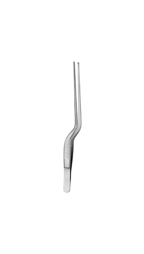 V. Mueller - RH430 - Tissue Forceps Gruenwald 6 1/4 Inch Length Surgical Grade Stainless Steel NonSterile NonLocking Serrated Bayonet Handle Straight Serrated Tips with 1 X 2 Teeth