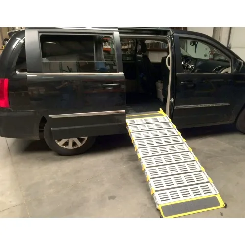 Roll-A-Ramp - From: MF-30.6 To: MF-30.7 - (non-Powered) Manual Mini-Van Models. Manual Folding Ramp. Wide Models (rear InstallationCheck Compatibility).requires Wide  Minimum Side/rear Door Opening  .capacity(lbs):1000 Lbs