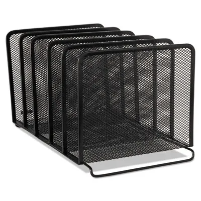 Rolodex - ROL22141 - Mesh Stacking Sorter, 5 Sections, Letter To Legal Size Files, 8.25" X 14.38" X 7.88", Black