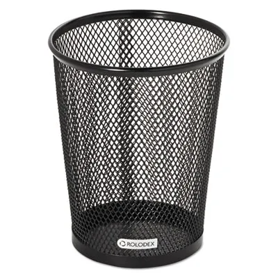 Rolodex - ROL62557 - Nestable Jumbo Wire Mesh Pencil Cup, 4 3/8 Dia. X 5 2/5, Black