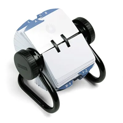 Rolodex - ROL66704 - Open Rotary Card File Holds 500 2-1/4 X 4 Cards, Black