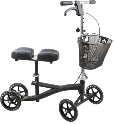 PMI - Professional Medical Imports - Roscoe - ROS-KS2 - Economy Knee Scooter, Sterling Grey