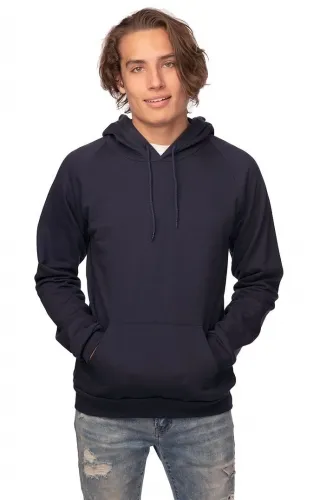Royal Apparel - 21052ORG- Ocean - Unisex Organic Hooded Pullover Sweatshirt-Ocean