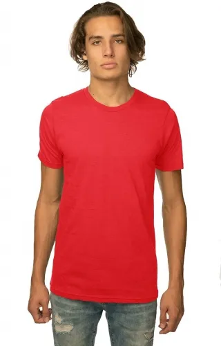 Royal Apparel - 73051-Apple red - Unisex Viscose Bamboo ORGANIC Cotton Tee-Apple red