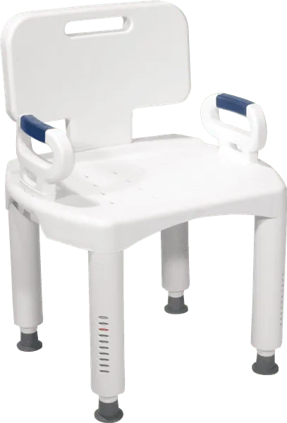 Drive Devilbiss Healthcare - RTL12505 - Drive Medical Premium Series Bath Bench with Back and Arms, 350 lb Weight Capacity