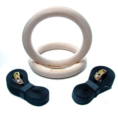 Rubber Banditz - RINGP-00201-RUB - Gymnastics Wood Rings