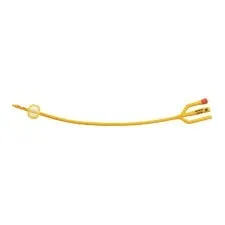 Teleflex - Rüsch Gold - 183430260 -  Gold 3 Way Silicone Coated Foley Catheter 26 fr 16" L, 30 cc, Color Coded, Sterile