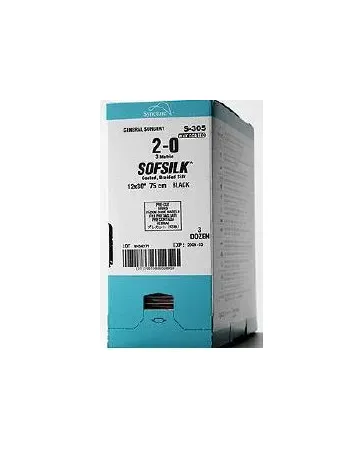 Medtronic / Covidien - S-1780K - COVIDIEN SOFSILK SILICONE COATED BRAIDED SILK (BOX OF 12)