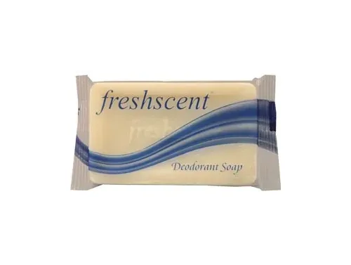 New World Imports - From: S12 To: S34  Freshscent Deodorant Soap, #3/4, Individually Wrapped, 100/bx, 10 bx/cs
