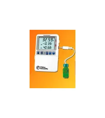 PANTek Technologies - Fisherbrand Traceable - S98173 - Refrigerator / Freezer Thermometer Fisherbrand Traceable Fahrenheit -58° to +158°F (-50° to +70°C) Bottle Probe Desk / Wall Mount Battery Operated